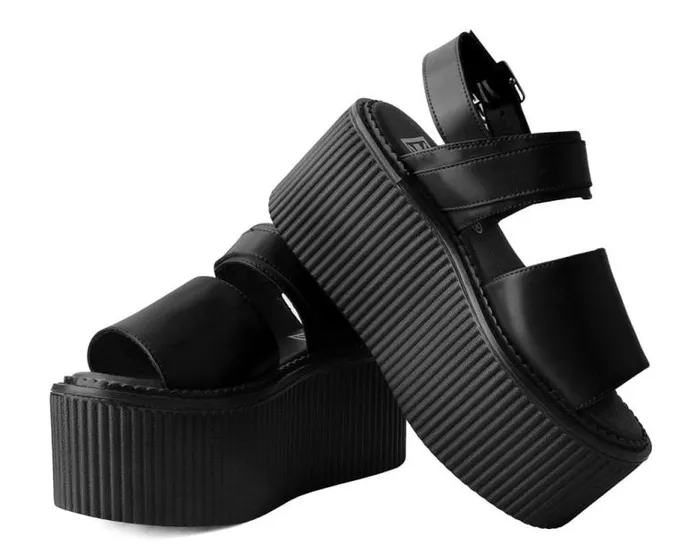 TUK Shoes Sandals Women Black BrushOff Strato Sandal TUK Shoes Sandals Women Black BrushOff Strato Sandal