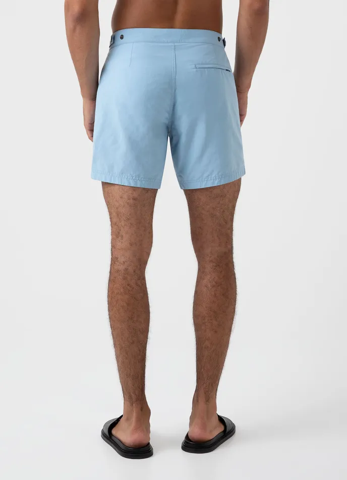 Tailored Swim Shorts Light Blue Swimwear ussunspel Men Tailored Swim Shorts Light Blue Swimwear ussunspel Men