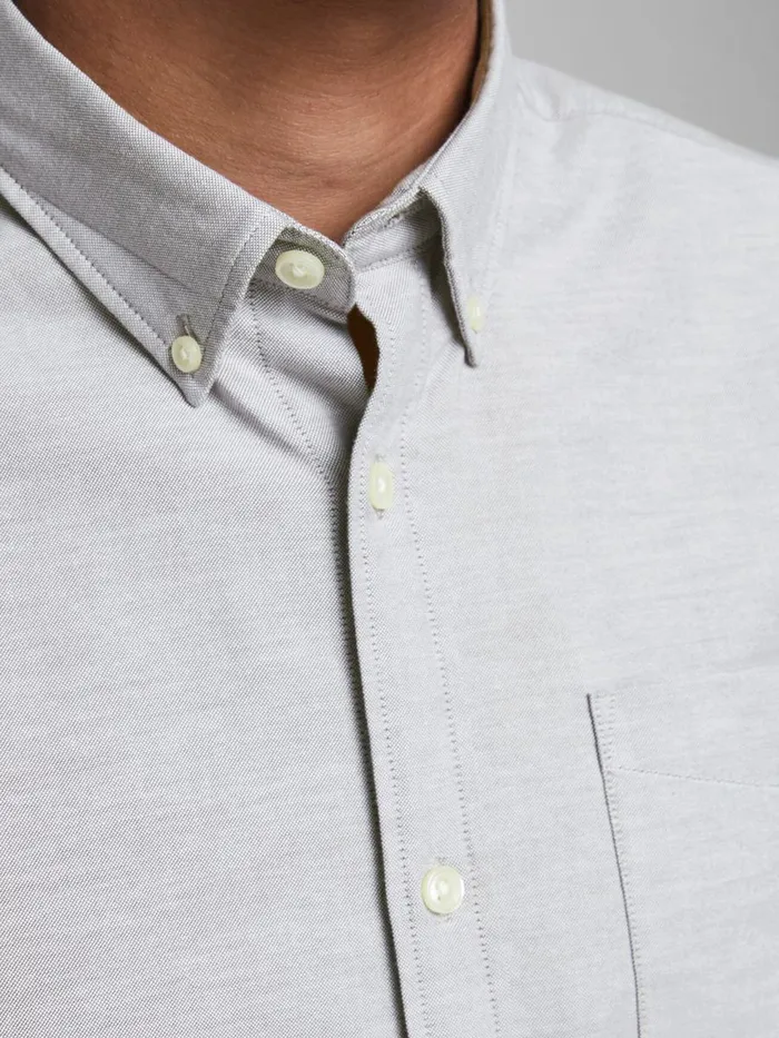 Tailoring JACK and JONES Mens OFFORD SHIRT Grey Grey Melange