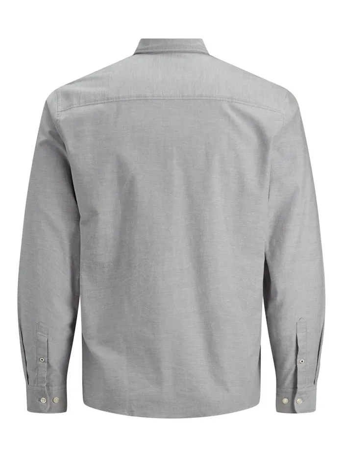 Tailoring JACK and JONES Mens OFFORD SHIRT Grey Grey Melange