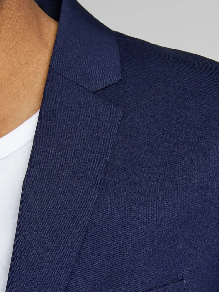 Tailoring JACK and JONES Mens SUPER SLIM BLAZER Blue Medieval Blue