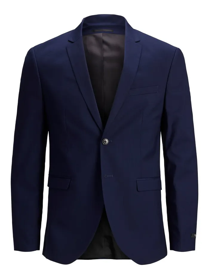 Tailoring JACK and JONES Mens SUPER SLIM BLAZER Blue Medieval Blue