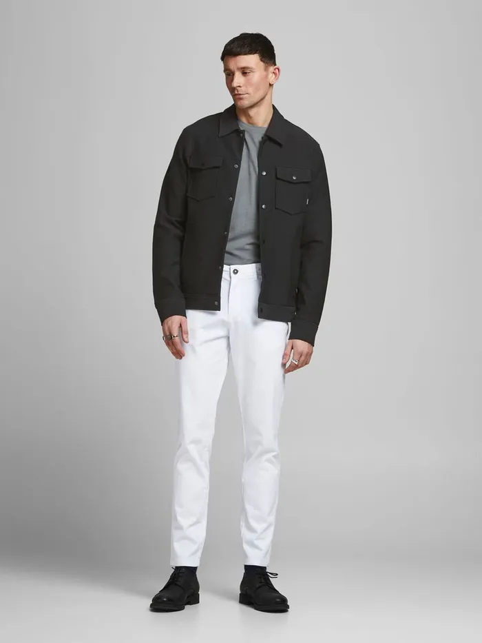 Tailoring JACK and JONES Mens SWEAT TRUCKER JACKET Black Black