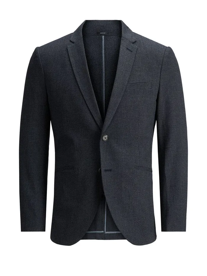 Tailoring JACK and JONES Mens TWOBUTTON SLIM FIT BLAZER Grey Sky Captain