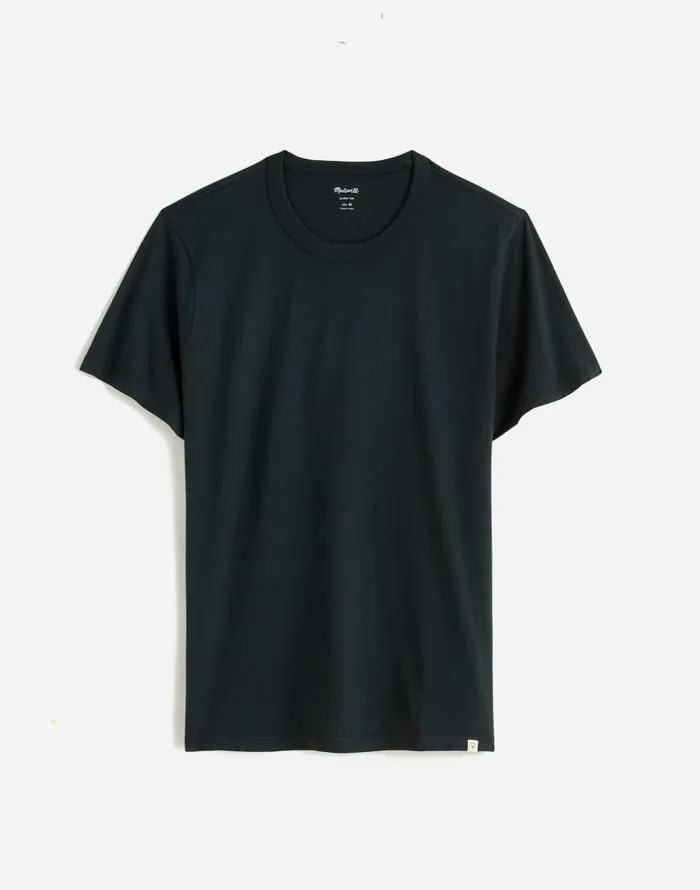Tees Men Madewell GarmentDyed Allday Crewneck Tee Bottle Green