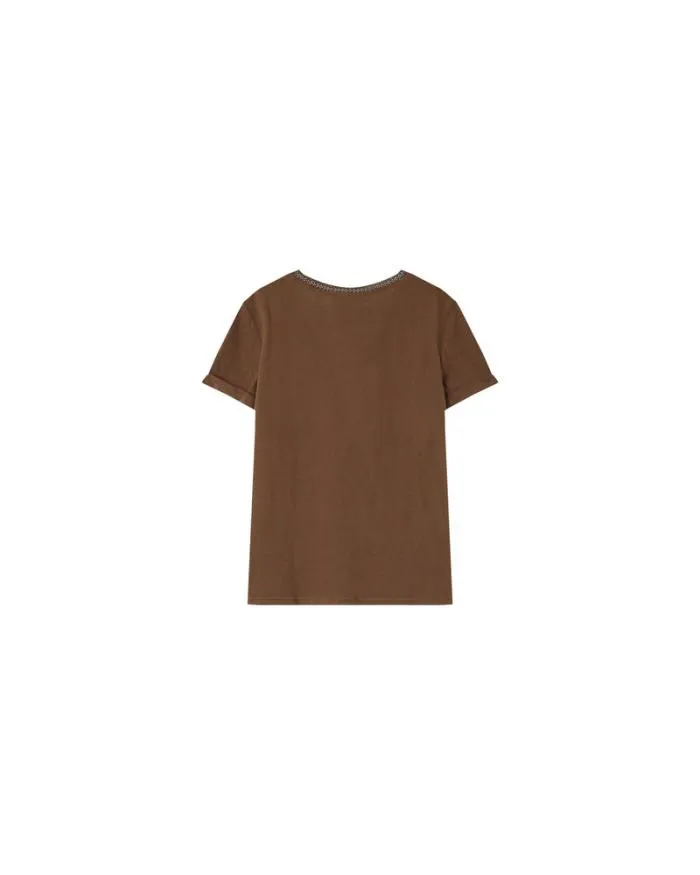 TEESHIRT CHOCOLAT NOA Shop Grace and Mila ShortSleeves Tshirts