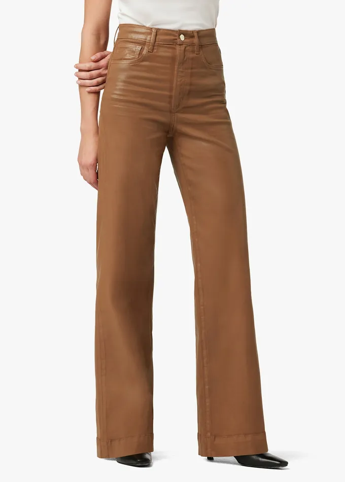 THE MIA Leather Brown Women Wide Leg Joe8217s Jeans