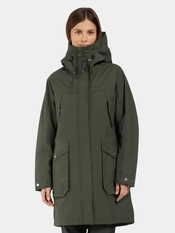 Thelma Parka Deep Green Women Didriksons Parkas
