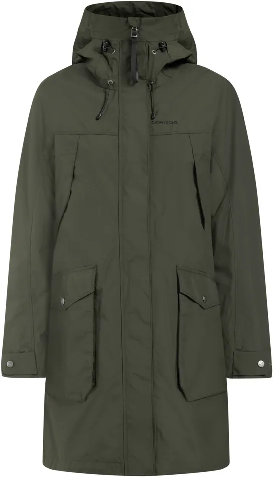 Thelma Parka Deep Green Women Didriksons Parkas