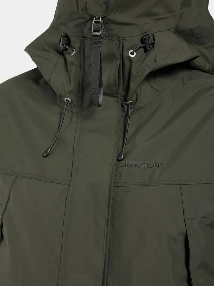 Thelma Parka Deep Green Women Didriksons Parkas
