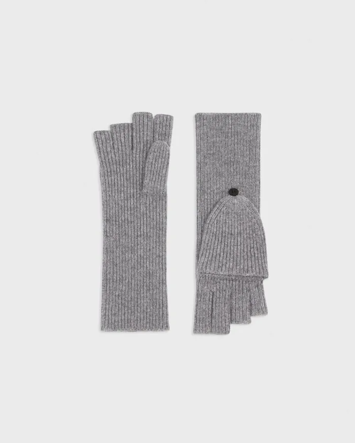 Theory FoldBack Gloves In Cashmere Husky Women Hats Gloves Scarves Theory FoldBack Gloves In Cashmere Husky Women Hats Gloves Scarves