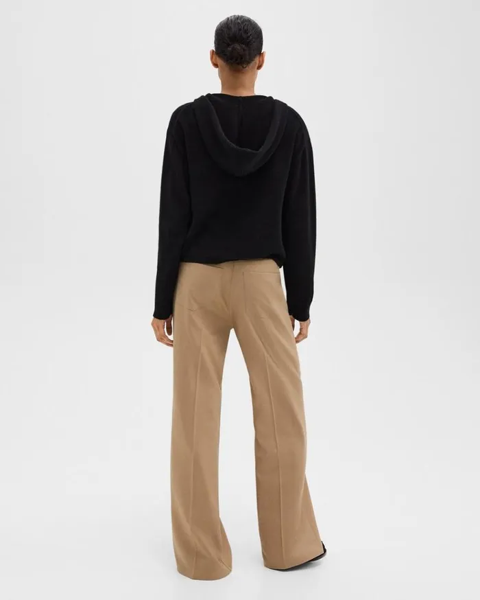 Theory StraightLeg 5Pocket Pant In Stretch Flannel New Camel Women Pants Theory StraightLeg 5Pocket Pant In Stretch Flannel New Camel Women Pants