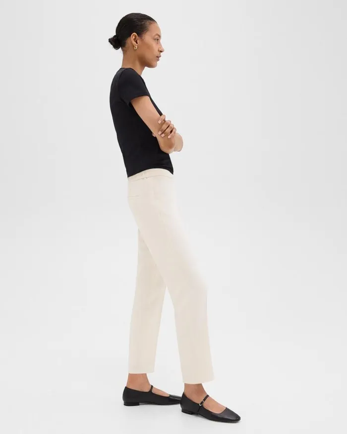 Theory Treeca PullOn Pant In Admiral Crepe Rice Women Pants