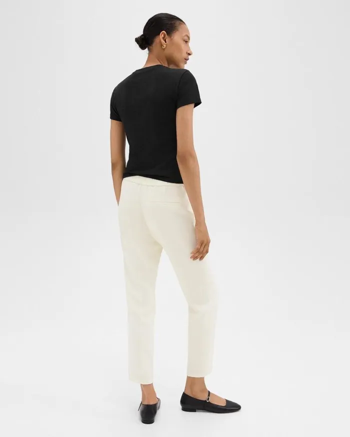 Theory Treeca PullOn Pant In Admiral Crepe Rice Women Pants