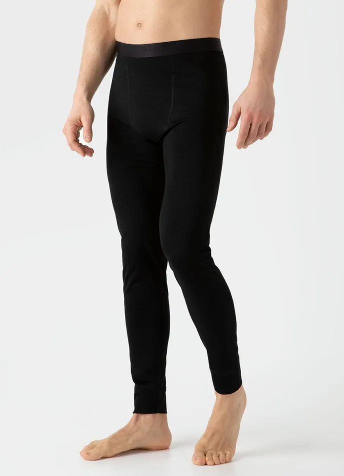 Thermal Merino Long Johns Black Men SUNSPEL Activewear