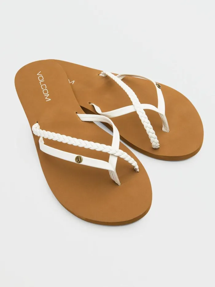 Thrills II Sandals 8211 White Womens Volcom Sandals