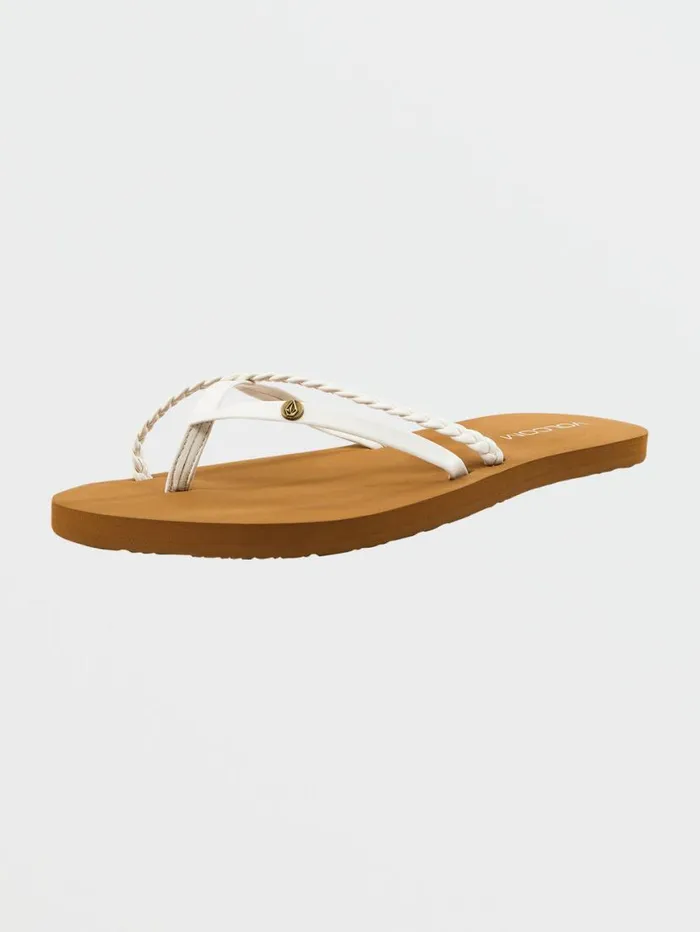 Thrills II Sandals 8211 White Womens Volcom Sandals
