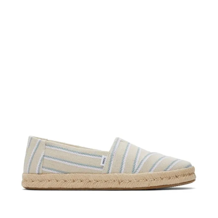 Toms Alpargatas Alpargata Rope 20 Espadrille Stripes Fog 8211 Women