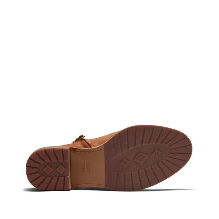 Toms Boots and Booties Marina Heeled Boot Tan Leather 8211 Women Toms Boots and Booties Marina Heeled Boot Tan Leather 8211 Women