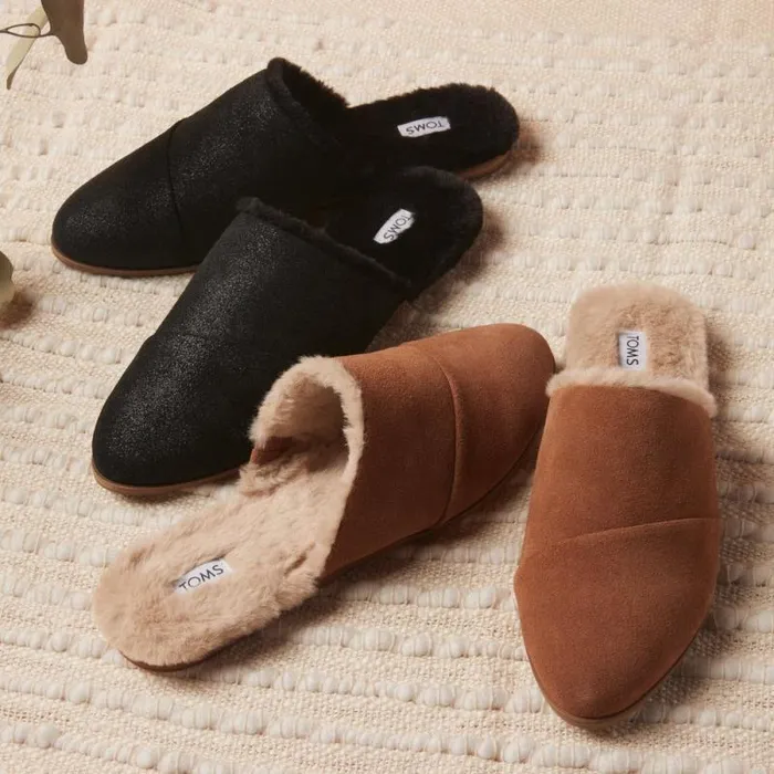 Toms Flats and Loafers Jade Flat Cozy Brown 8211 Women Toms Flats and Loafers Jade Flat Cozy Brown 8211 Women