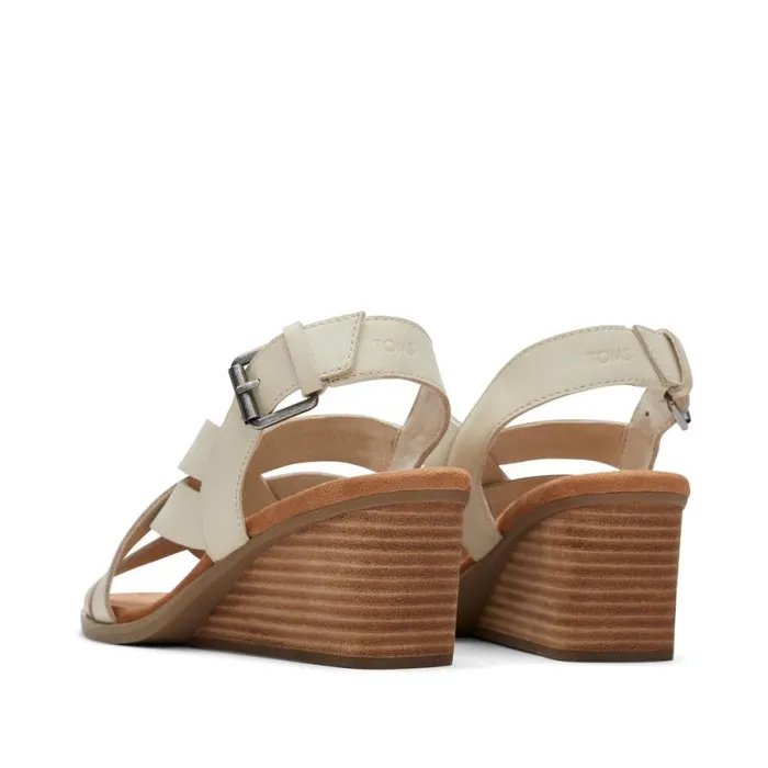 Toms Heels and Wedges Gracie Wedge Sandal Leather Fog 8211 Women Toms Heels and Wedges Gracie Wedge Sandal Leather Fog 8211 Women