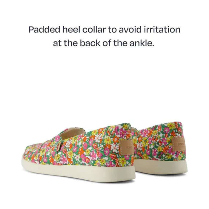 Toms Slip Ons Alpargata Plus Roses Liberty Print 8211 Women Toms Slip Ons Alpargata Plus Roses Liberty Print 8211 Women