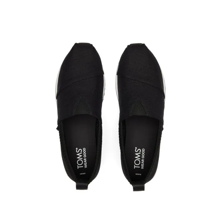 Toms Slip Ons Resident 20 Sneaker Black Heritage Canvas 8211 Men Toms Slip Ons Resident 20 Sneaker Black Heritage Canvas 8211 Men