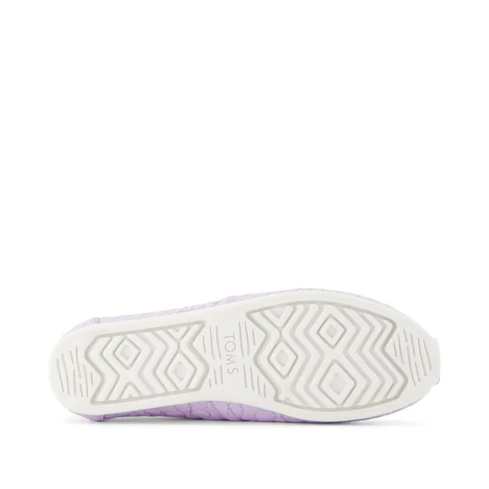 Toms TOMS Classics Alpargata Cloudbound Purple Iridescent Quilted Daisies 8211 Women Toms TOMS Classics Alpargata Cloudbound Purple Iridescent Quilted Daisies 8211 Women