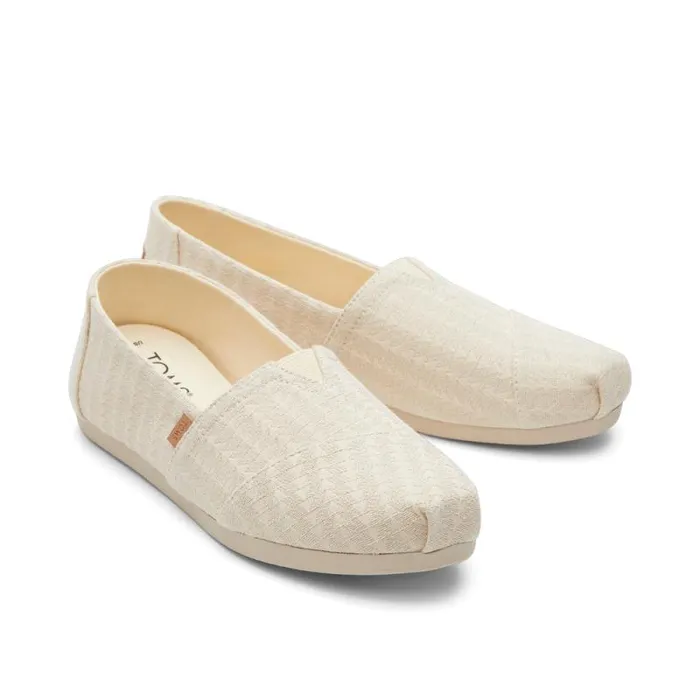 Toms TOMS Classics Alpargata Cloudbound Triangle Natural 8211 Women Toms TOMS Classics Alpargata Cloudbound Triangle Natural 8211 Women