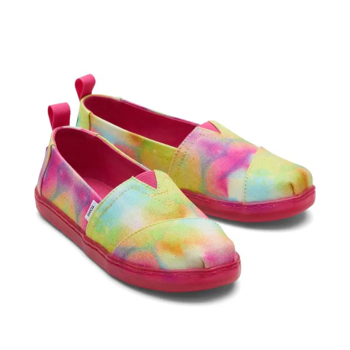 Toms TOMS Classics Alpargata Kids Shoe Botanical Sunprint 8211 KidsWomen Toms TOMS Classics Alpargata Kids Shoe Botanical Sunprint 8211 KidsWomen