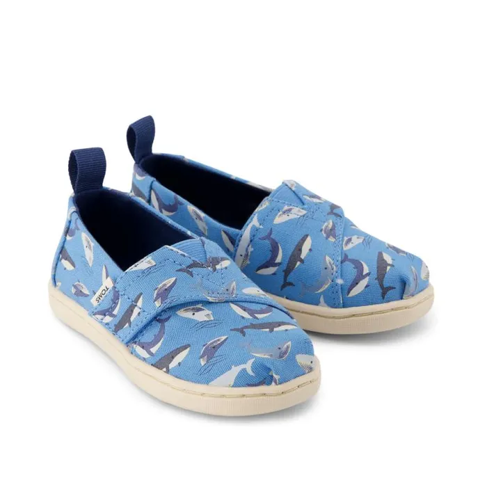 Toms TOMS Classics Alpargata Toddler Shoe Blue Glow In The Dark Whales 8211 KidsWomen Toms TOMS Classics Alpargata Toddler Shoe Blue Glow In The Dark Whales 8211 KidsWomen