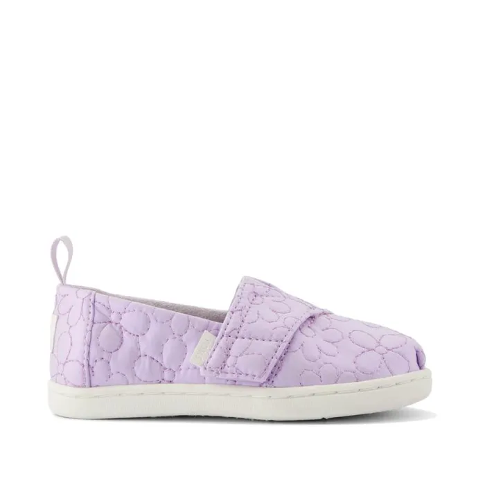 Toms TOMS Classics Alpargata Toddler Shoe Purple Iridescent Quilted Daisy 8211 KidsWomen Toms TOMS Classics Alpargata Toddler Shoe Purple Iridescent Quilted Daisy 8211 KidsWomen