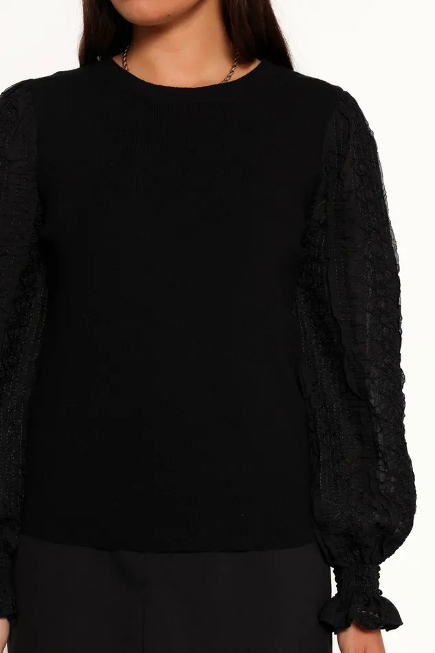 Tops Misah Long Sleeve Top Black 8211 Petal and Pup Women