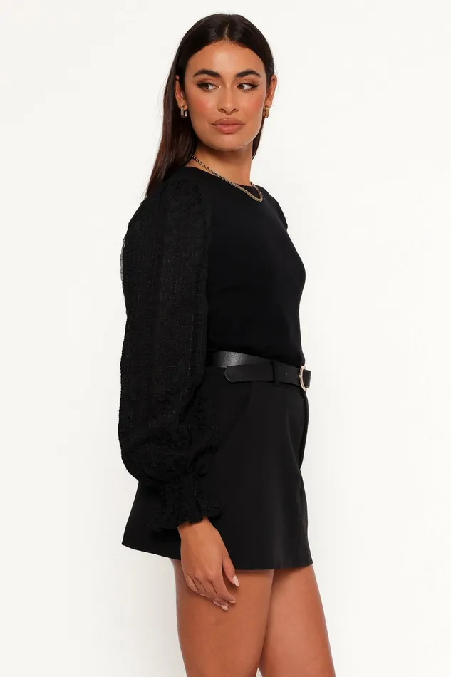 Tops Misah Long Sleeve Top Black 8211 Petal and Pup Women