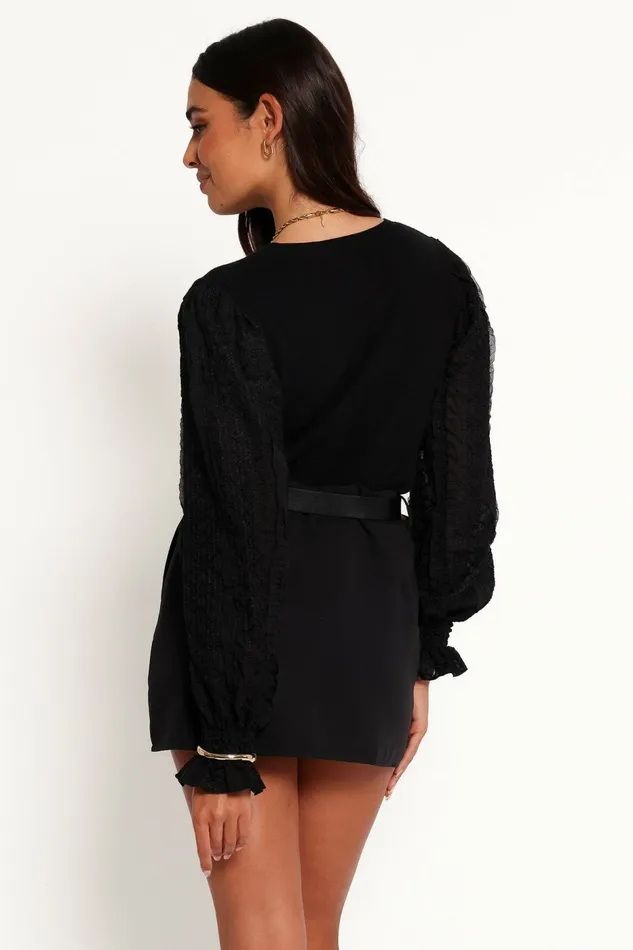 Tops Misah Long Sleeve Top Black 8211 Petal and Pup Women
