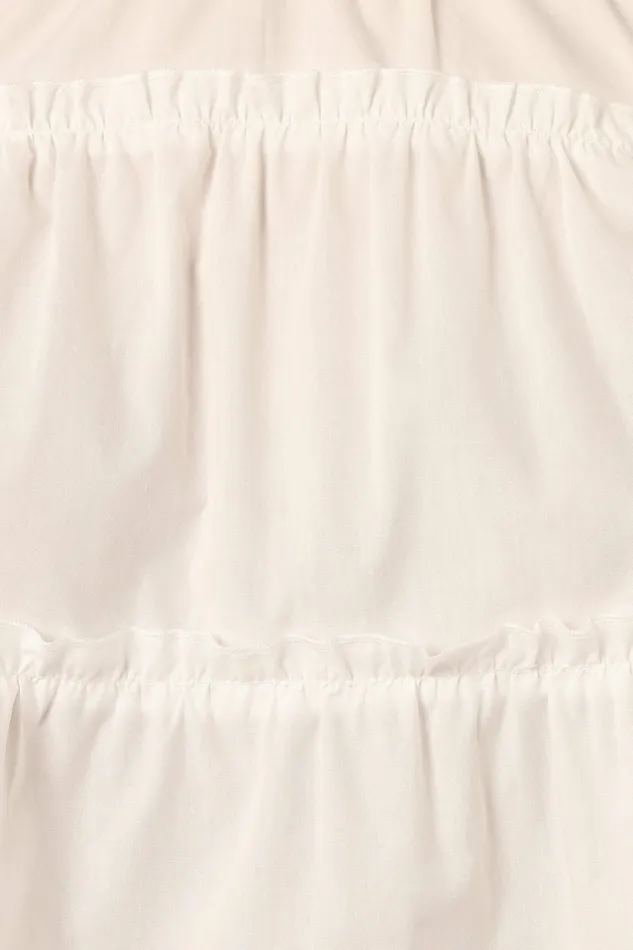 Tops Petal and Pup Women Elaine Ruffle Top Off White