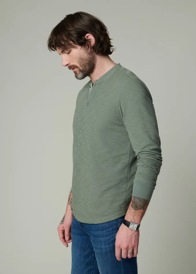 Tops Tees Men DWIGHT DOUBLE FACE HENLEY Agave Joe8217s Jeans