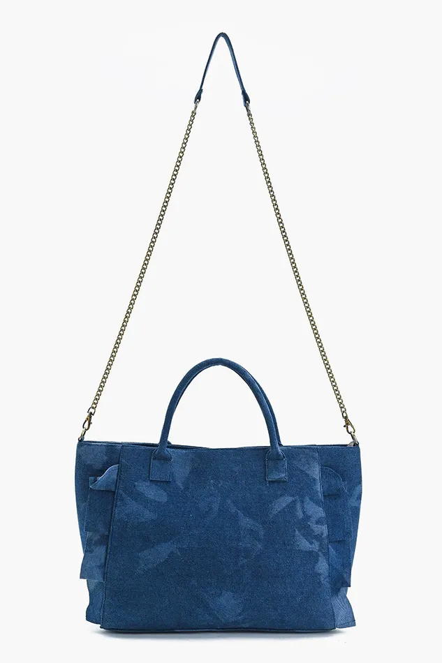 Totes Women Palm Glitz Embellished Denim Tote America and Beyond