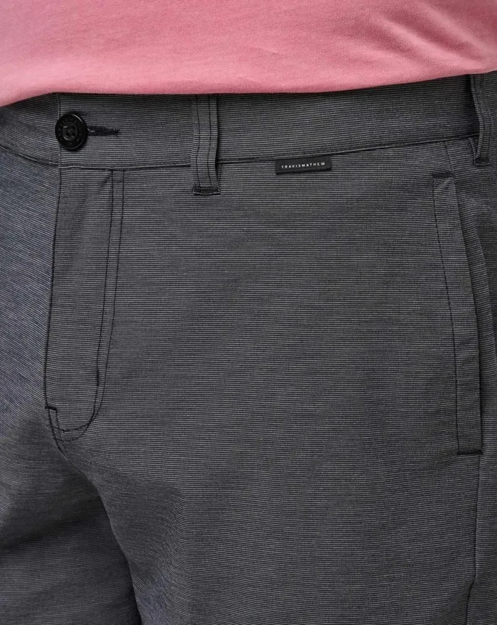 TravisMathew BAGGAGE CLAIM SHORT 7IN Heather Dark Grey Men Shorts