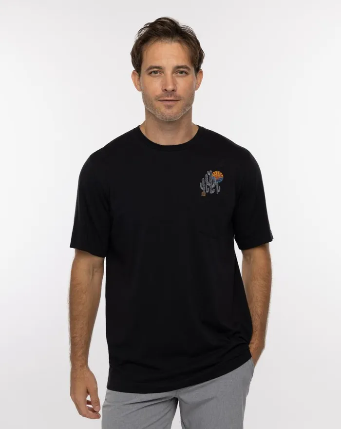 TravisMathew BISBEE TEE Black Men Tees