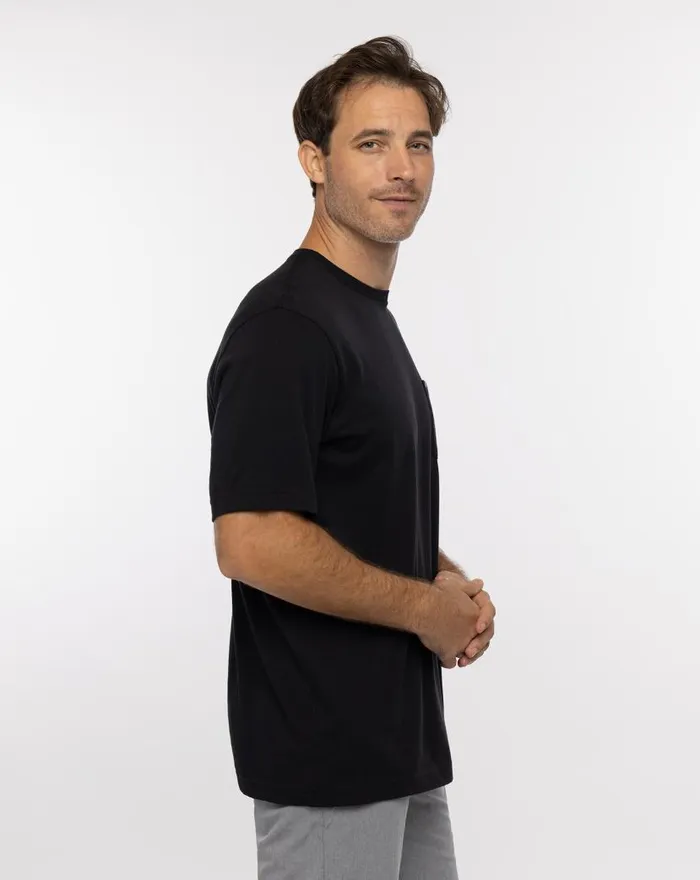 TravisMathew BISBEE TEE Black Men Tees TravisMathew BISBEE TEE Black Men Tees