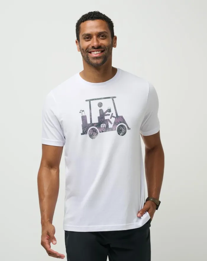 TravisMathew CATCH AND RELEASE TEE White Men Tees