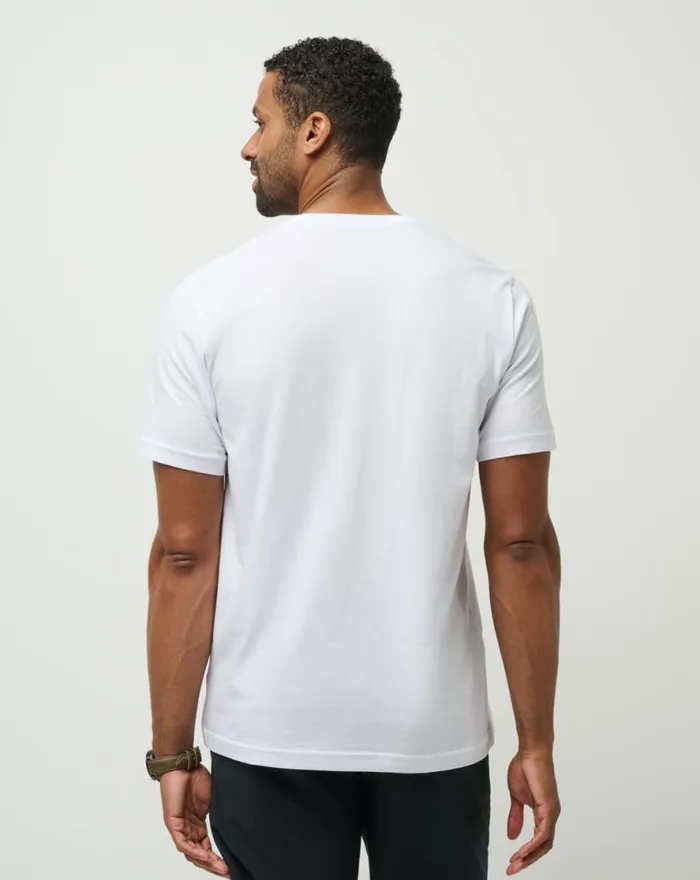 TravisMathew CATCH AND RELEASE TEE White Men Tees