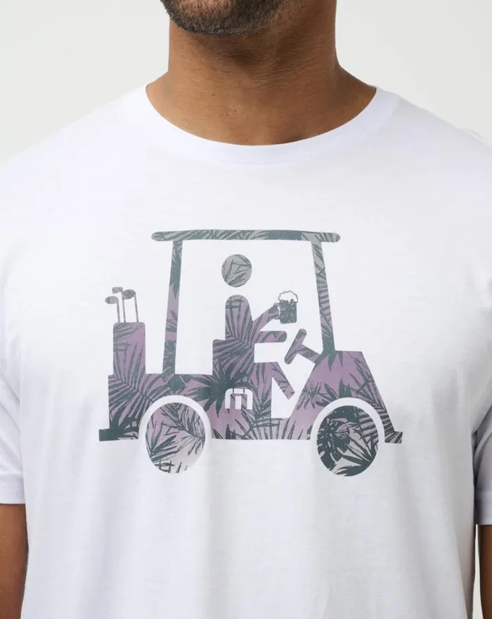TravisMathew CATCH AND RELEASE TEE White Men Tees