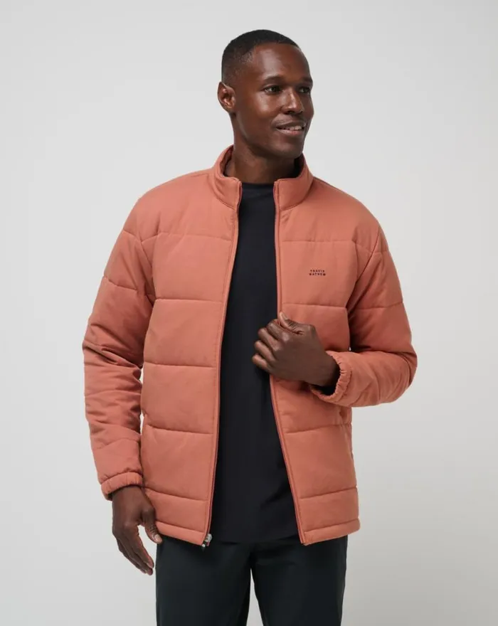 TravisMathew CLIMATE DROP JACKET Heather Copper Men Jackets