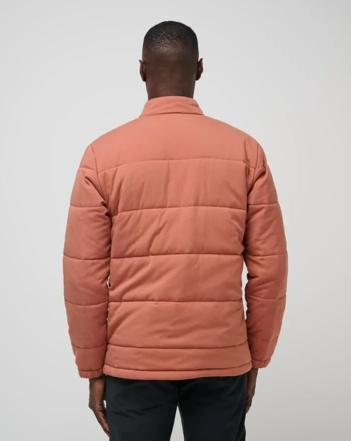 TravisMathew CLIMATE DROP JACKET Heather Copper Men Jackets TravisMathew CLIMATE DROP JACKET Heather Copper Men Jackets