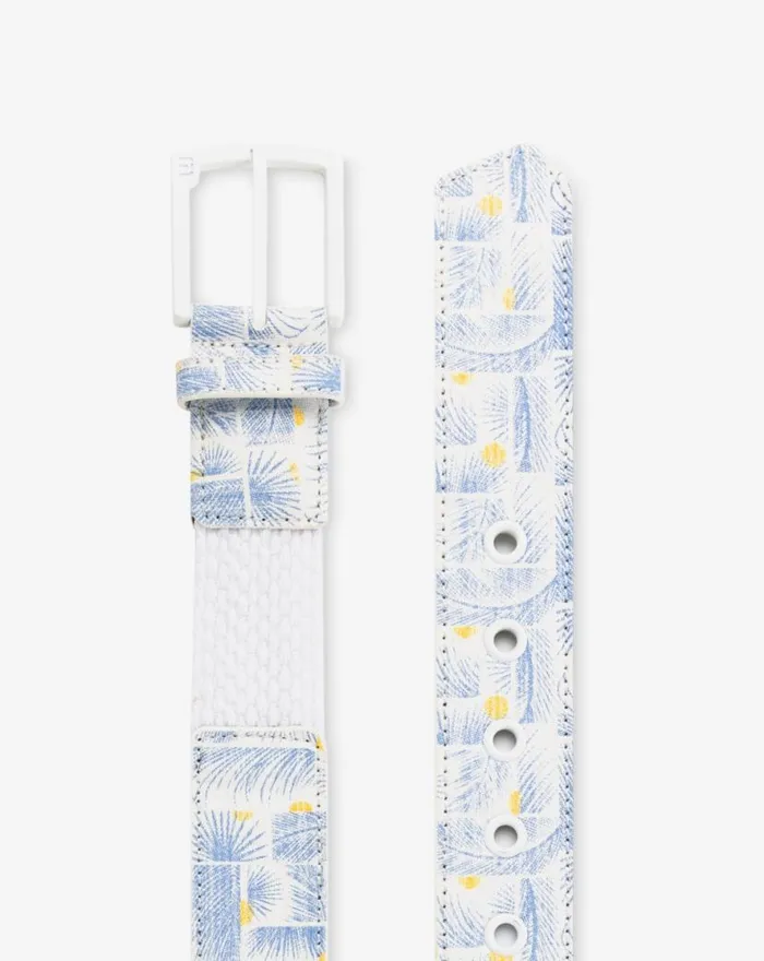 TravisMathew COCONUT MOJITO CANVAS STRETCH BELT White MenWomen Belts TravisMathew COCONUT MOJITO CANVAS STRETCH BELT White MenWomen Belts