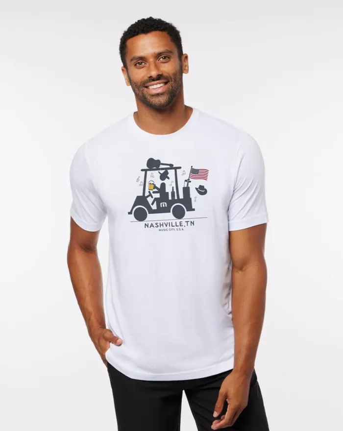 TravisMathew DIABLO 20 TEE White Men Tees
