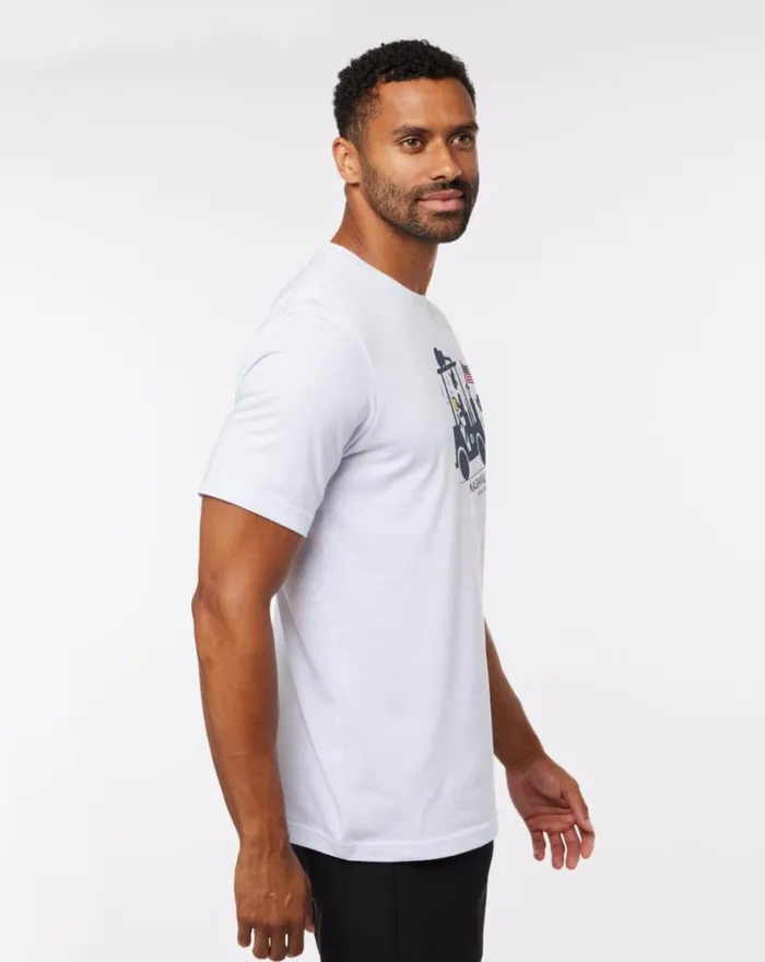 TravisMathew DIABLO 20 TEE White Men Tees