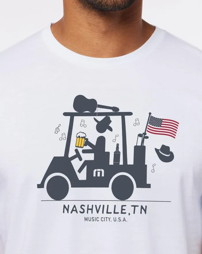 TravisMathew DIABLO 20 TEE White Men Tees